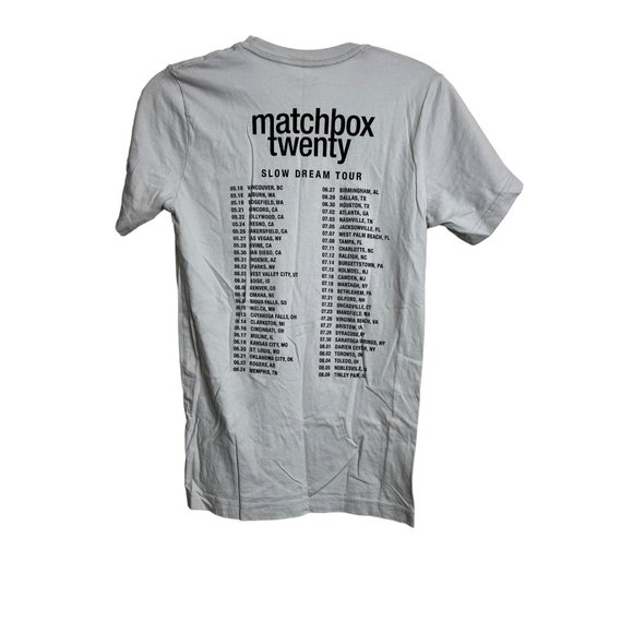 Matchbox Twenty Shirt Unisex Small Concert Slow Dream Tour Crewneck - Picture 5 of 5